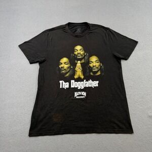 Death Row Records T-Shirt Men's XL Black Snoop Dogg Tha Doggfather Hip Hop
